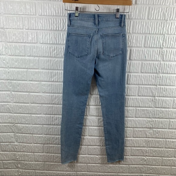 Frame Le High Skinny Jeans Carnation Raw Hem 24 NWT - Picture 8 of 8